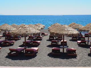 Umbrellas on Beach Greece