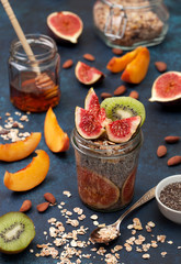 chia pudding with figs