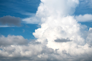 blue sky clouds