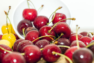 Red ripe cherry