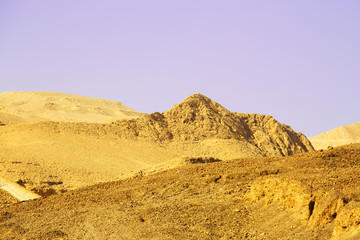Mountains in the Desert of Negev, Israel