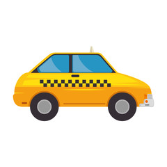 taxi service isolated icon