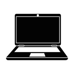 laptop computer isolated icon vector illustration design