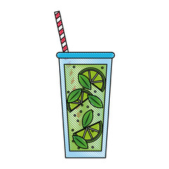 lemonade fruit juice icon image vector illustration design