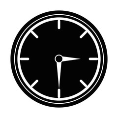 time clock isolated icon