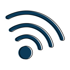 wifi signal isolated icon