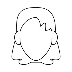 woman with short brown hair avatar portrait icon image vector illustration design