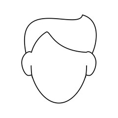 man avatar portrait icon image vector illustration design