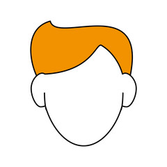 man avatar portrait icon image vector illustration design