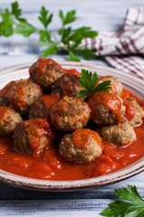 Traditional spicy meatballs