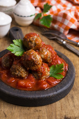 Traditional spicy meatballs
