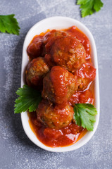 Traditional spicy meatballs