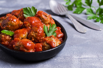 Traditional spicy meatballs