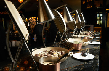 Assortment delicious set of vegetarian food