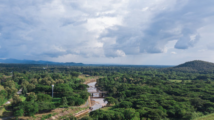 Fototapeta na wymiar landscape of the nature park in chiang mai thailand