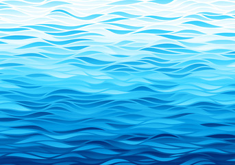 Blue waves background - 176046773