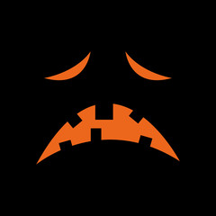 Orange Sad Face