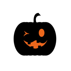 Winked Jack O' Lantern