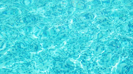Fototapeta na wymiar Water in a swimming pool