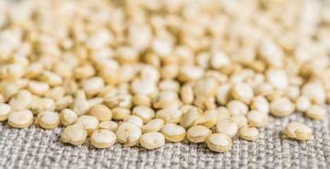 Close up macro photo of quinoa seeds