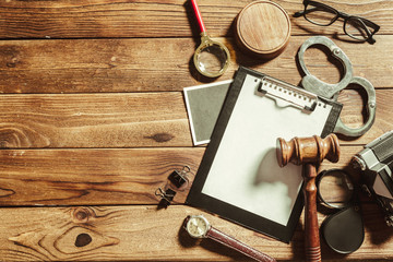 Law and justice theme.