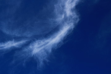Blue sky and clouds, background