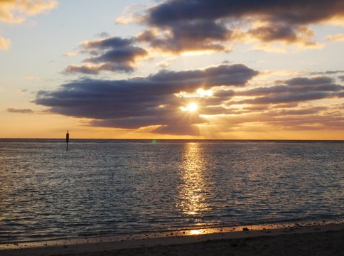 Sunset in Réunion Island