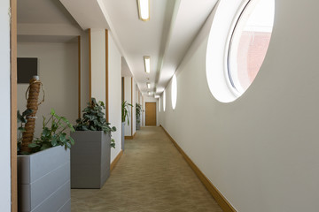 Hotel corridor