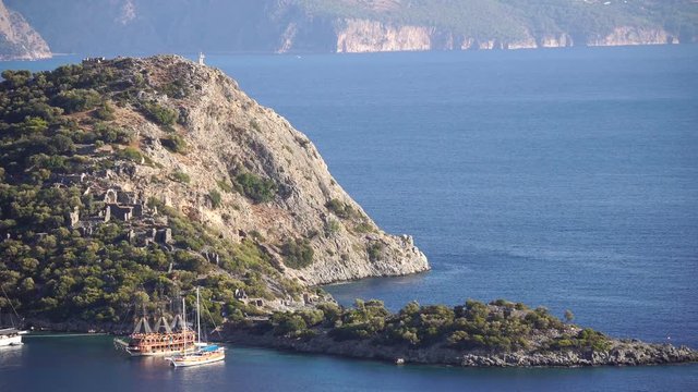 Gemiler Ancient Island Landscape 