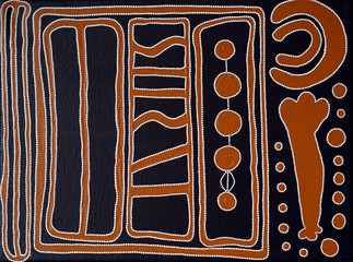 Aboriginal art - dot painting
