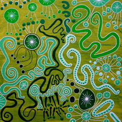 Aboriginal art - dot painting