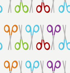 scissors colorful pattern