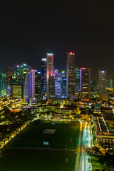 Naklejka na ściany i meble Singapore city skyline