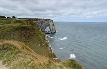 Kreideküste bei Etretat, Normandie