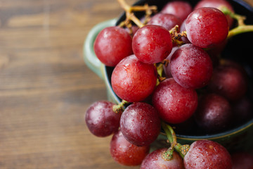 Bunch of grapes, close view