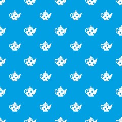 Kettle pattern seamless blue