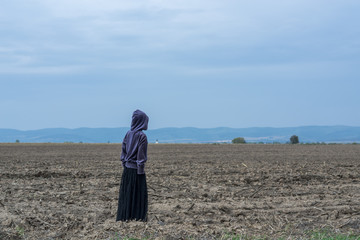 Walk along the plain