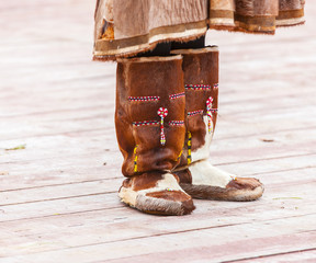 winter shoes for natives of Kamchatka.