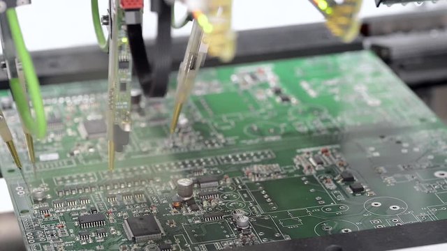 Automatic test equipment Electronic testing of printed circuit board