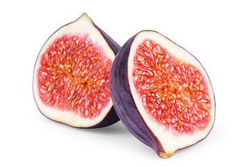 Fig isolated on white background.