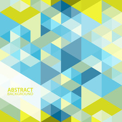 Abstract background pattern geometric cube shape vector.