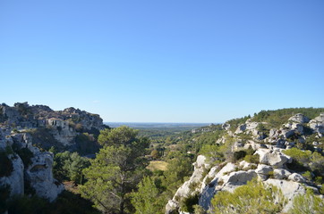 Fototapeta na wymiar Village des baux-de-Provence
