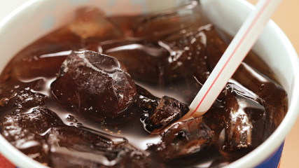 Cola soft drink bubbles