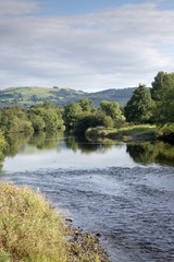 Fototapeta na wymiar River Conwy at Llanrwst, Wales