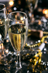 New Year: Bubbly Champagne To Toast The New Year