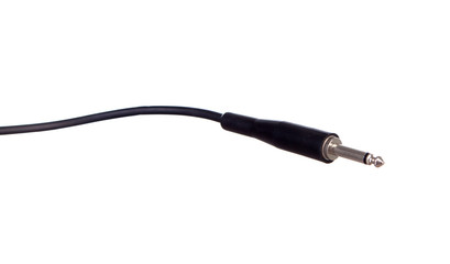 Black audio connector