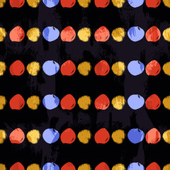 Seamless colorful pattern with circles