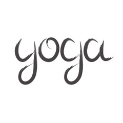 Lettering Yoga.