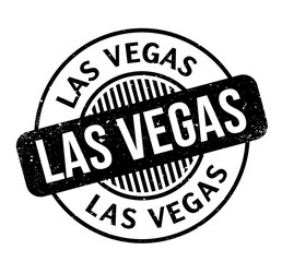 Las Vegas rubber stamp. Grunge design with dust scratches. Effects can be easily removed for a clean, crisp look. Color is easily changed.