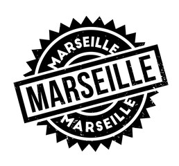 Marseille rubber stamp. Grunge design with dust scratches. Effects can be easily removed for a clean, crisp look. Color is easily changed.